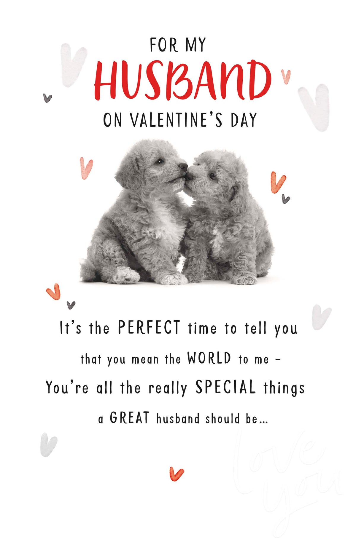 Standard Greeting Cards Husband Cute Floofs