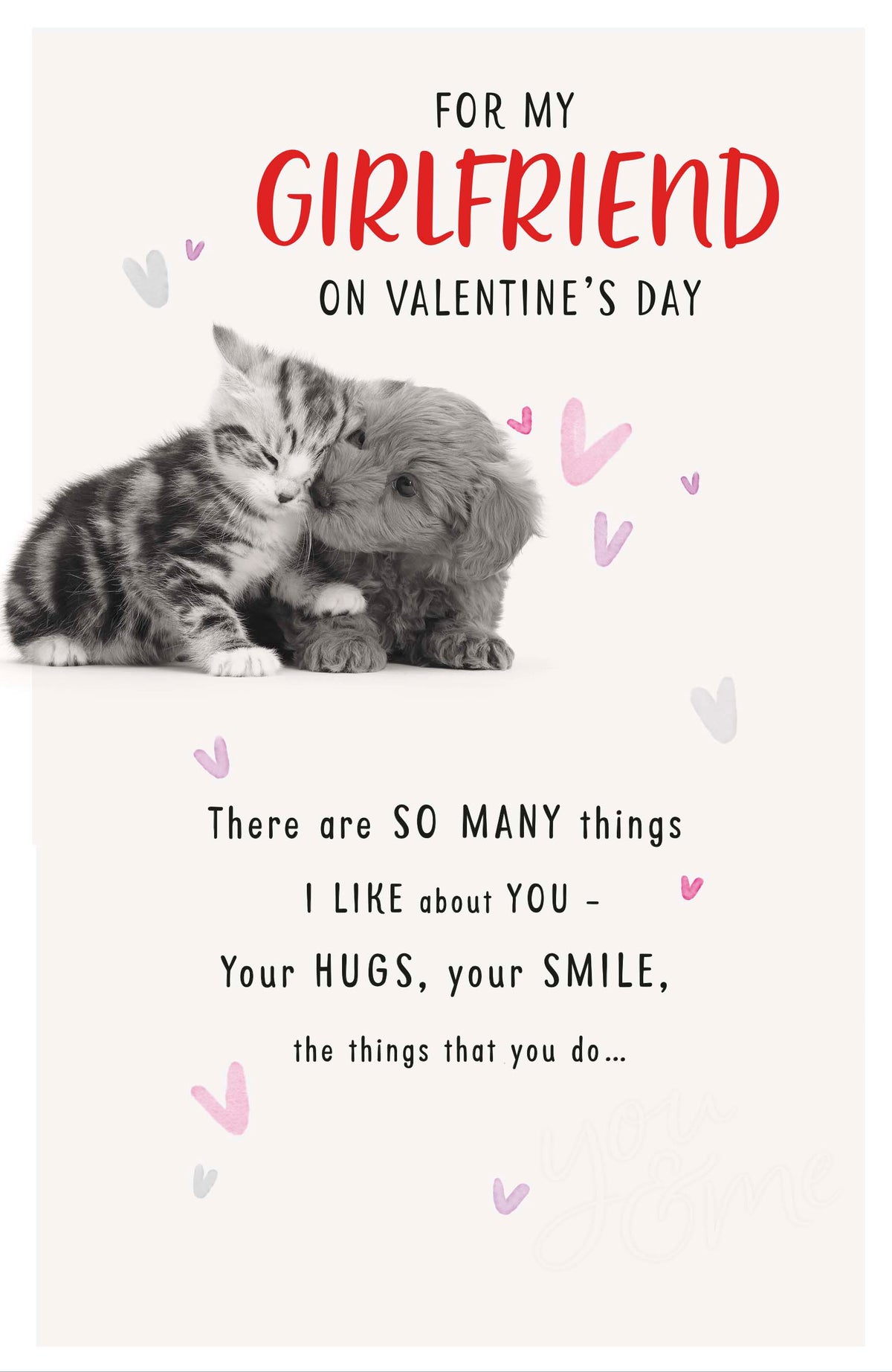 Standard Greeting Cards Girlfriend Cute Floofs
