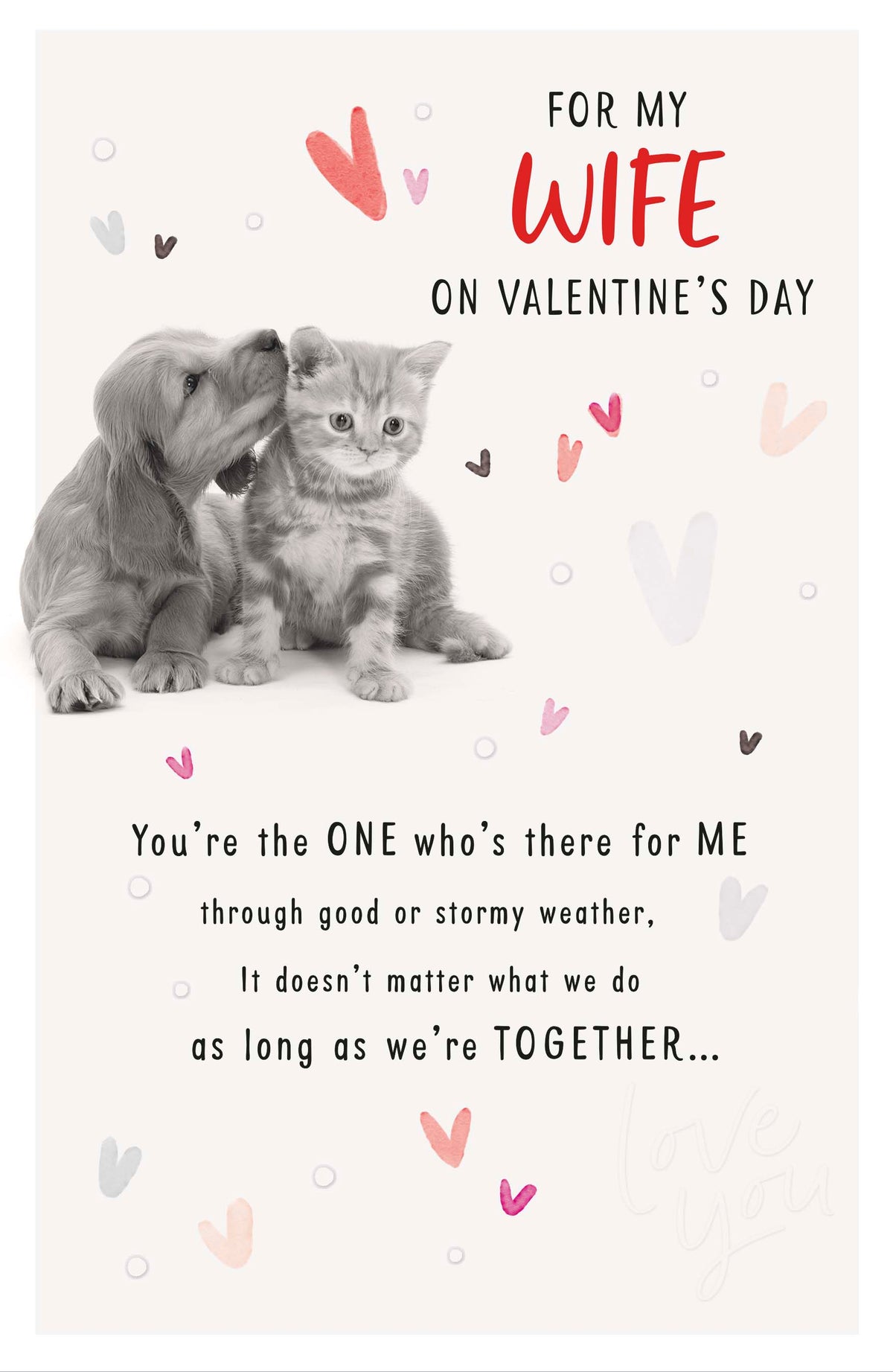 Standard Greeting Cards Wife Cute Floofs
