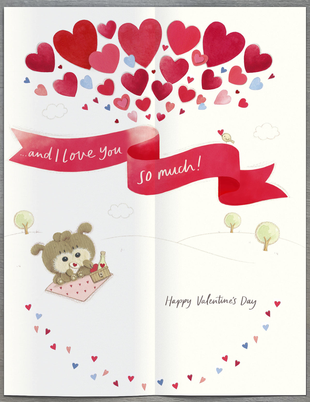 Hand Finished Greeting Cards Husband Cute Lots of Woof