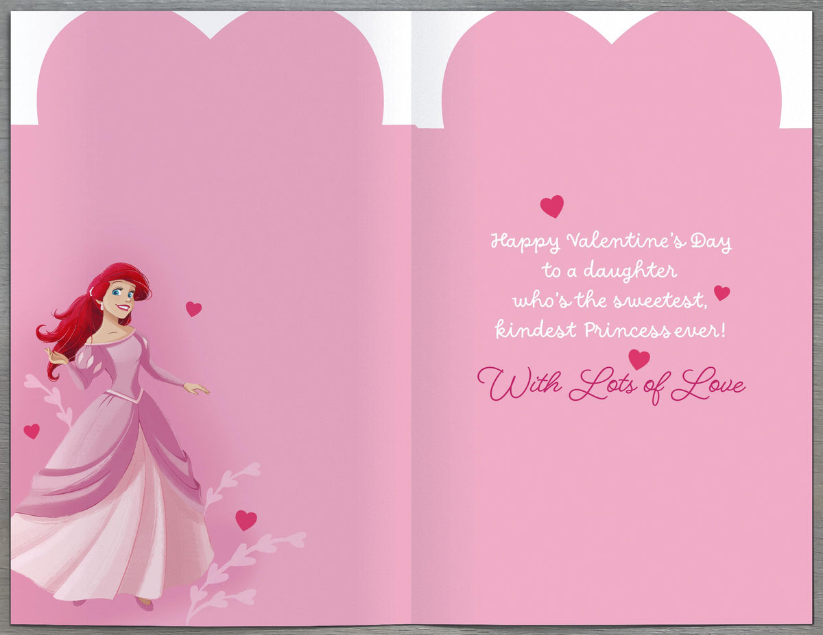 Standard Greeting Cards Daughter Cute Disney Princess