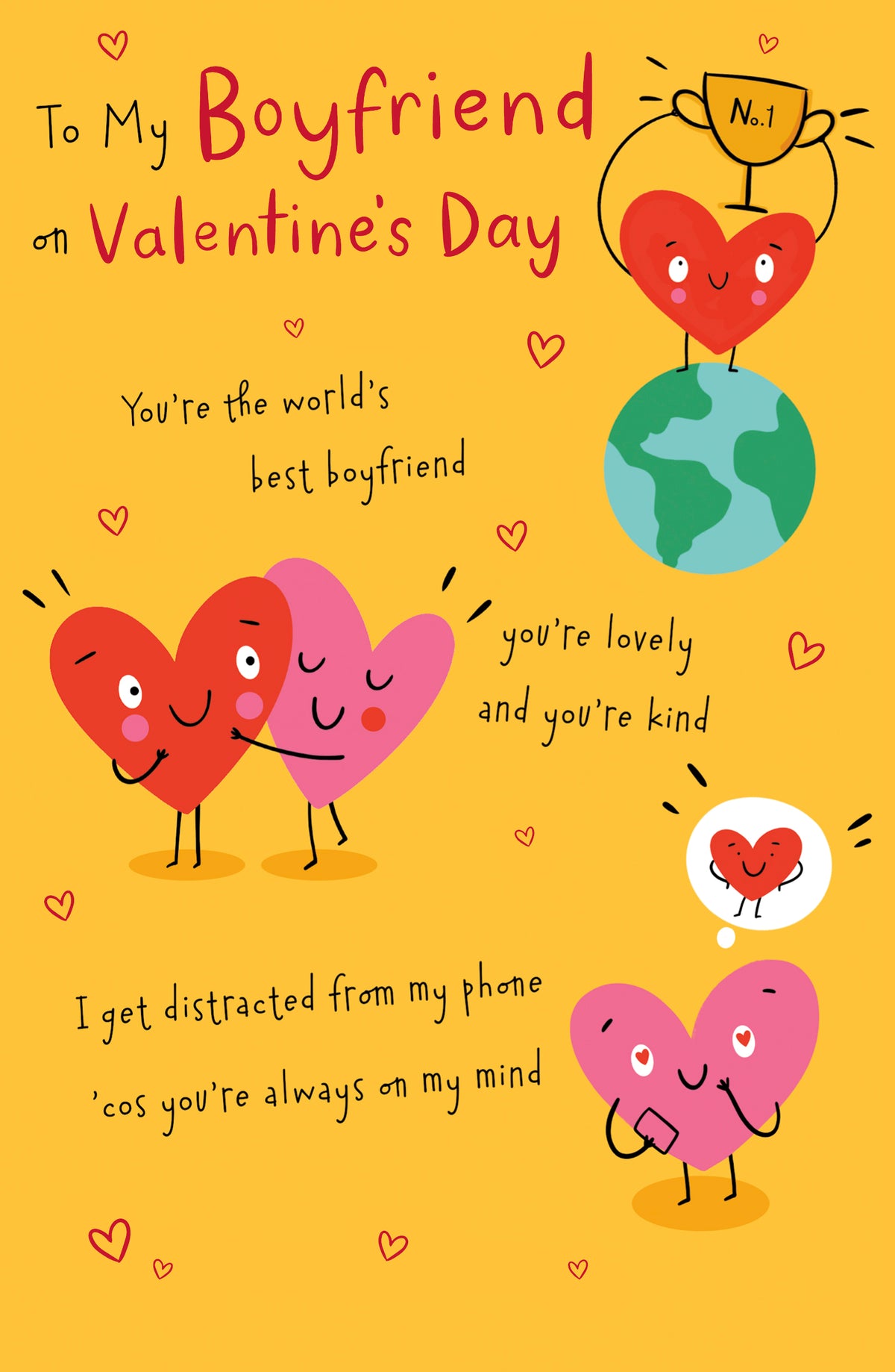 Standard Greeting Cards Boyfriend Hum Hanson Core Line