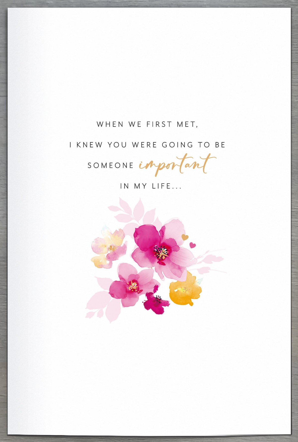 Hand Finished Greeting Cards General Wish  Gibson Core Line