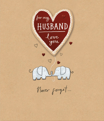 Standard Greeting Cards Husband  Watermark Core Line