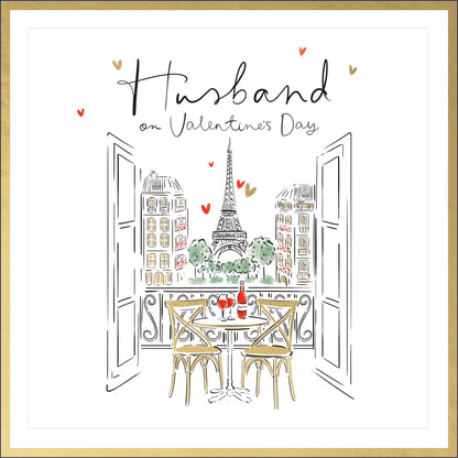 Hand Finished Greeting Cards Husband  Carlton Core Line