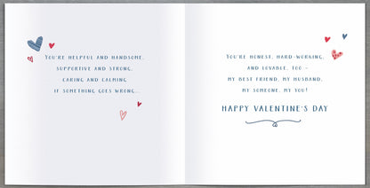 Hand Finished Greeting Cards Husband  Carlton Core Line