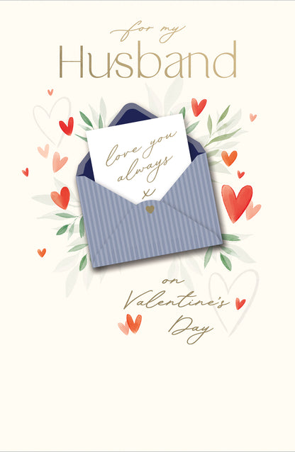 Hand Finished Greeting Cards Husband  Gibson Core Line