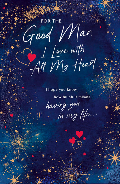 Standard Greeting Cards Man In My Life  Gibson Core Line