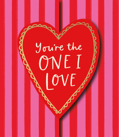 Standard Greeting Cards One I Love  Carlton Core Line