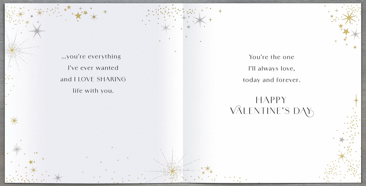 Hand Finished Greeting Cards One I Love  Carlton Core Line