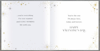 Hand Finished Greeting Cards One I Love  Carlton Core Line