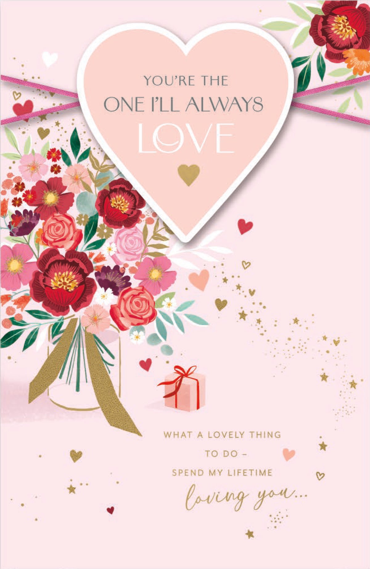 Hand Finished Greeting Cards One I Love  Gibson Core Line