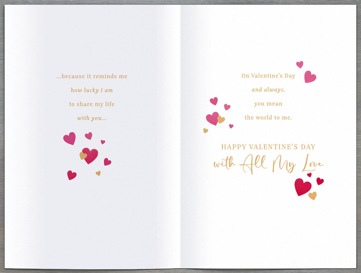 Hand Finished Greeting Cards One I Love  Gibson Core Line