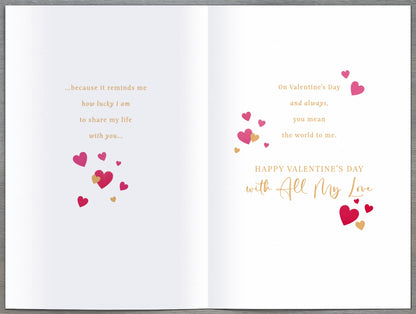 Hand Finished Greeting Cards One I Love  Gibson Core Line