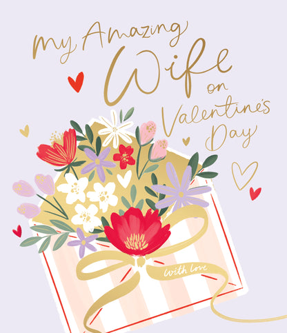 Standard Greeting Cards Wife  Carlton Core Line
