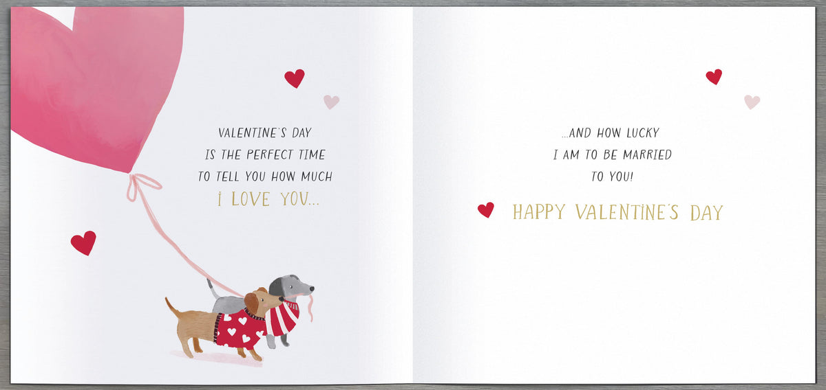 Hand Finished Greeting Cards Wife  Carlton Core Line