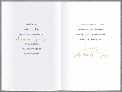 Hand Finished Greeting Cards Wife  Carlton Core Line