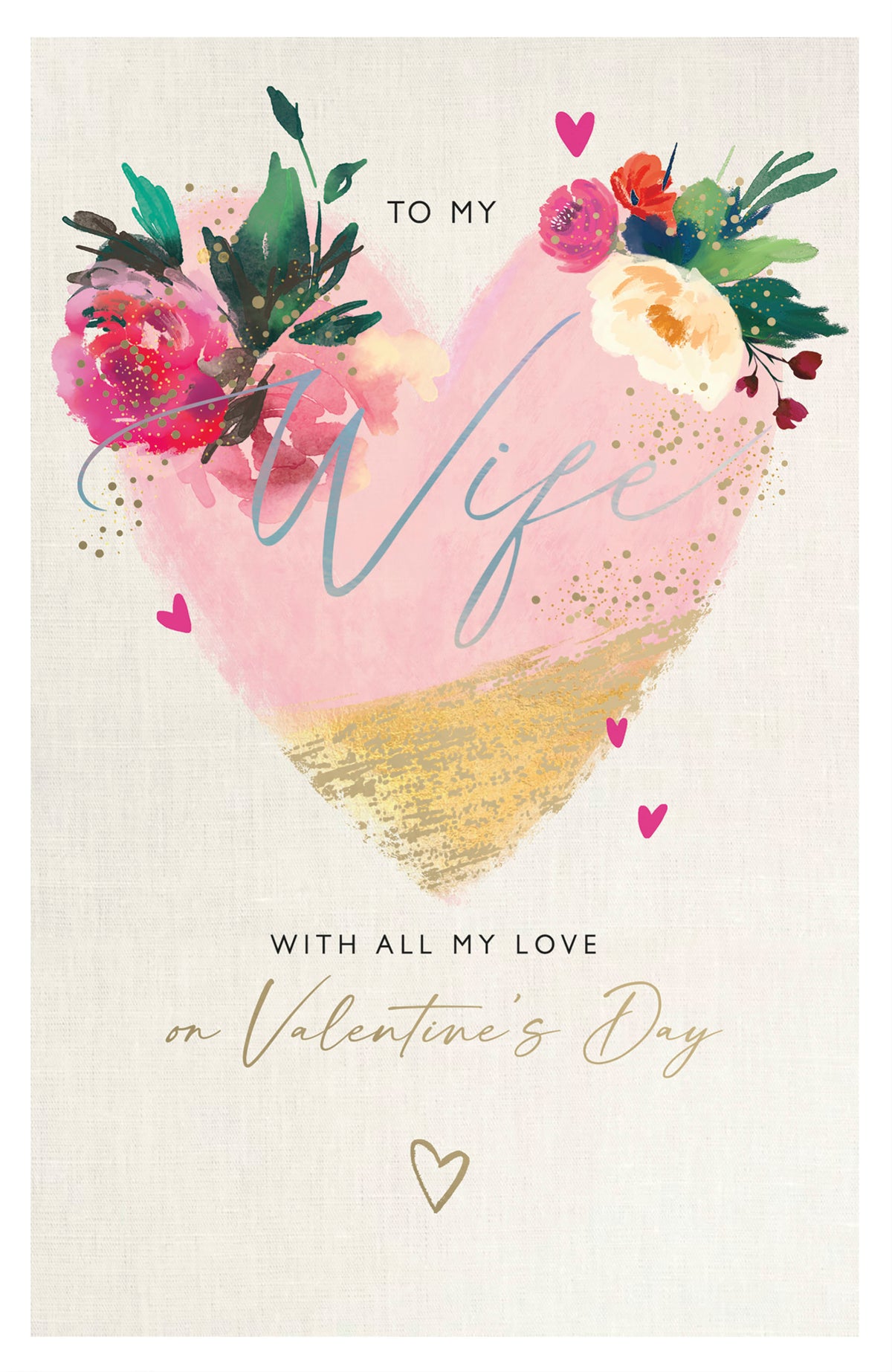 Hand Finished Greeting Cards Wife  Gibson Core Line