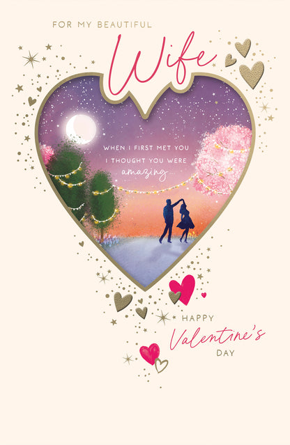 Hand Finished Greeting Cards Wife  Gibson Core Line
