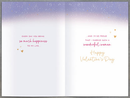 Hand Finished Greeting Cards Wife  Gibson Core Line