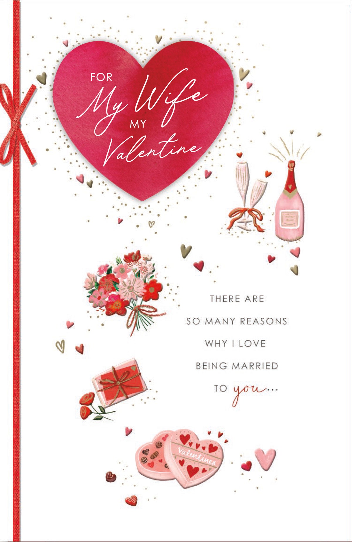 Hand Finished Greeting Cards Wife  Simply Precious
