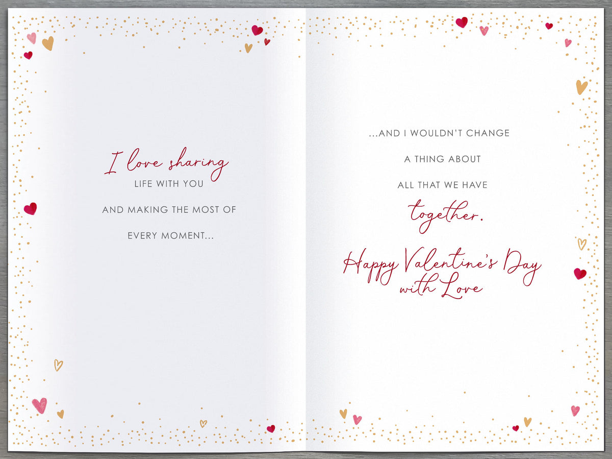 Hand Finished Greeting Cards Wife  Simply Precious