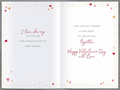 Hand Finished Greeting Cards Wife  Simply Precious