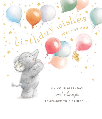 Standard Greeting Cards Birthday Cute Elliot & Buttons