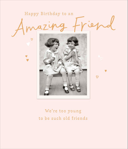 Standard Greeting Cards Birthday Friend  Carlton Core Line