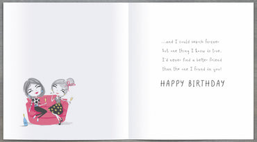 Standard Greeting Cards Birthday Friend  Carlton Core Line
