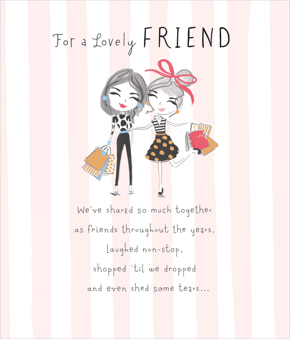 Standard Greeting Cards Birthday Friend  Carlton Core Line