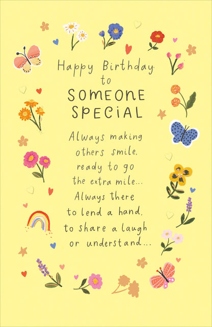 Standard Greeting Cards Birthday Someone Special  Carlton Core Line
