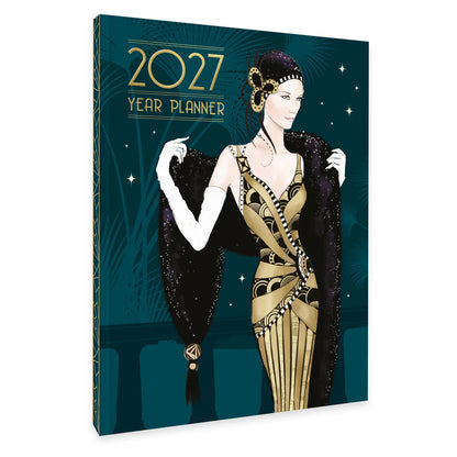 Claire Coxon Art Deco 2027 Hardback Diary Planner – Month to View