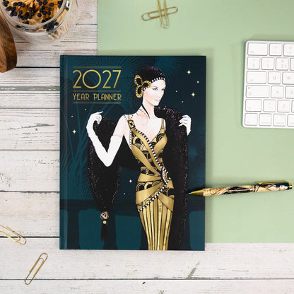 Claire Coxon Art Deco 2027 Hardback Diary Planner – Month to View
