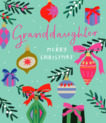 Standard Greeting Cards Granddaughter  Carlton Core Line