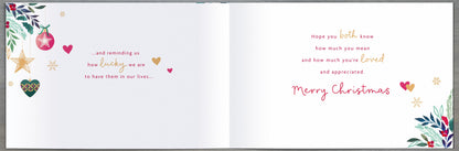 Hand Finished Greeting Cards Mum & Dad  Gibson Core Line