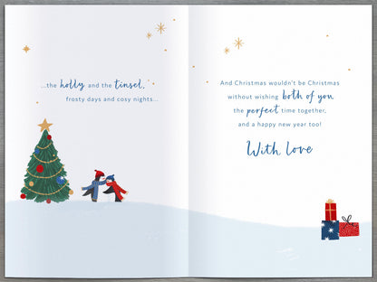 Standard Greeting Cards Sister & Brother In Law  Snowy Days