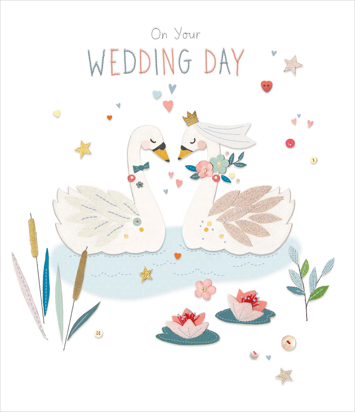 Standard Greeting Cards Wedding  Button Box