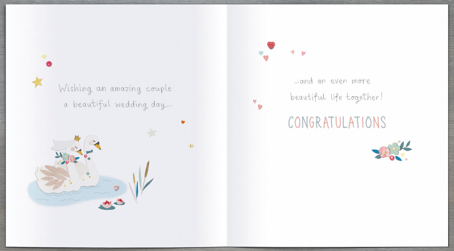 Standard Greeting Cards Wedding  Button Box