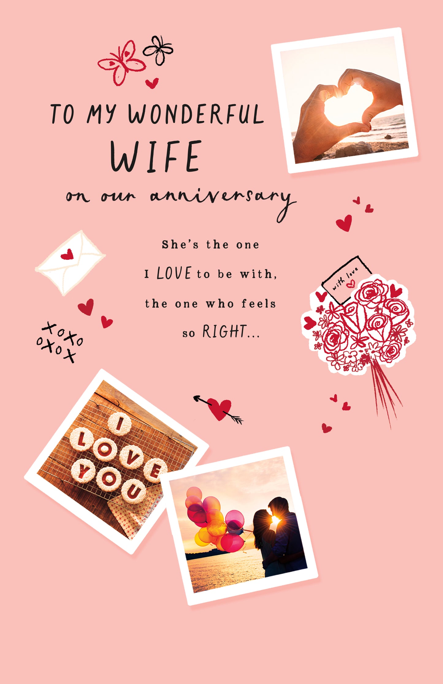 Hand Finished Greeting Cards Anniversary Wedding Wife  Gibson Core Line