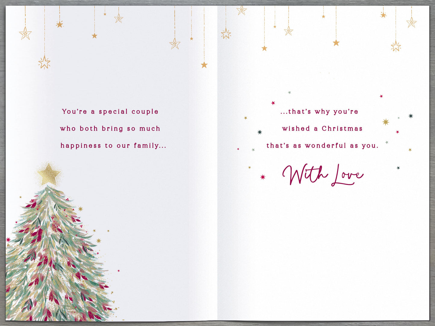 Standard Greeting Cards Son & Daughter In Law  Gibson Core Line