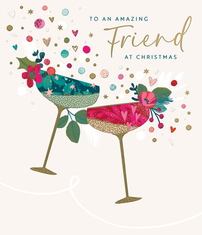 Standard Greeting Cards Friend  Jolly Holly-Days