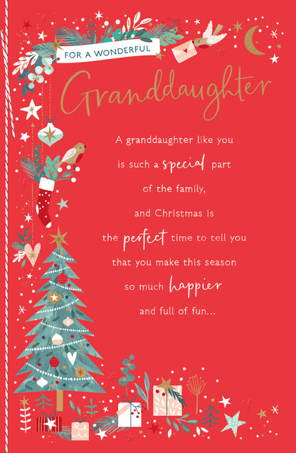 Standard Greeting Cards Granddaughter  Gibson Core Line