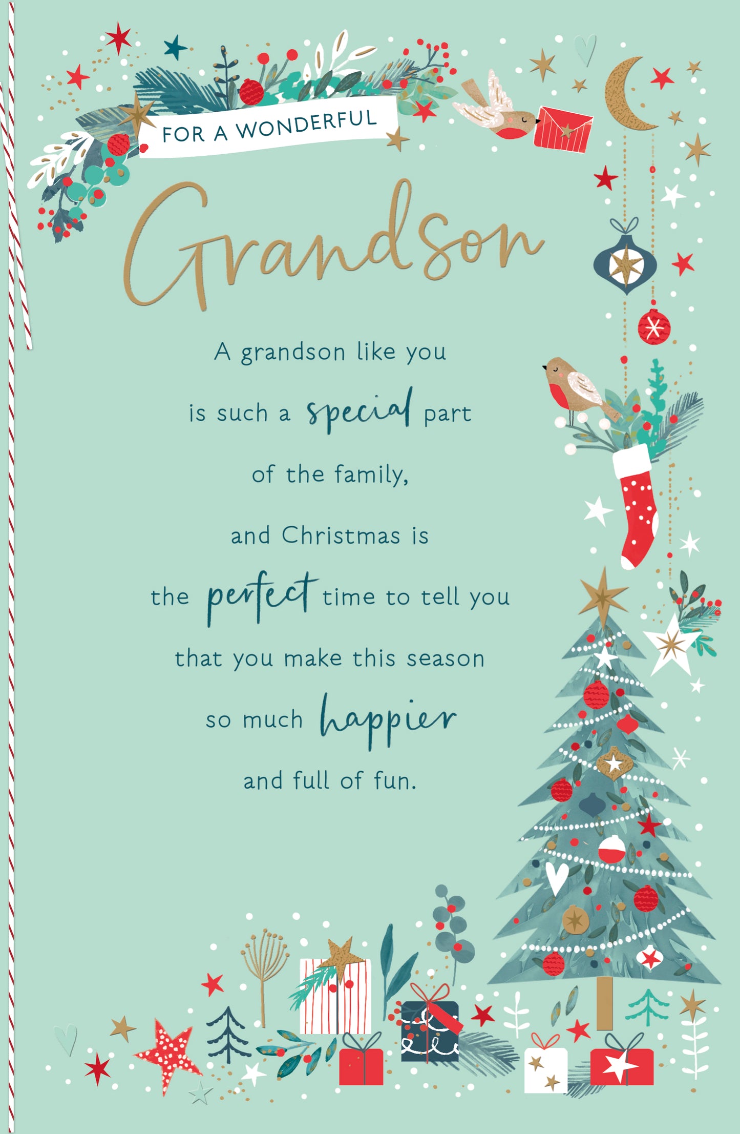 Standard Greeting Cards Grandson  Gibson Core Line