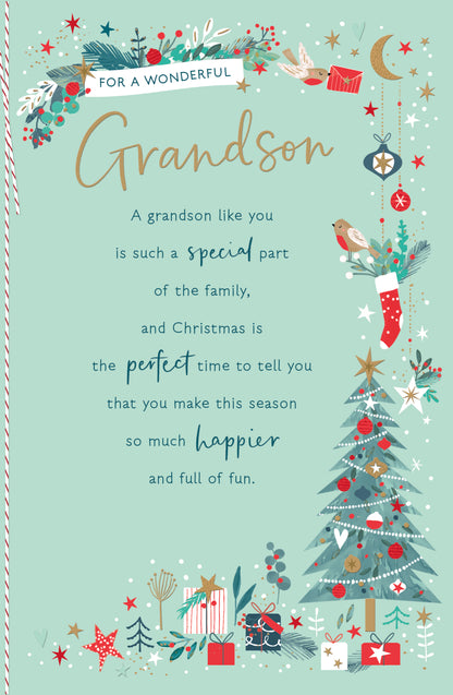 Standard Greeting Cards Grandson  Gibson Core Line
