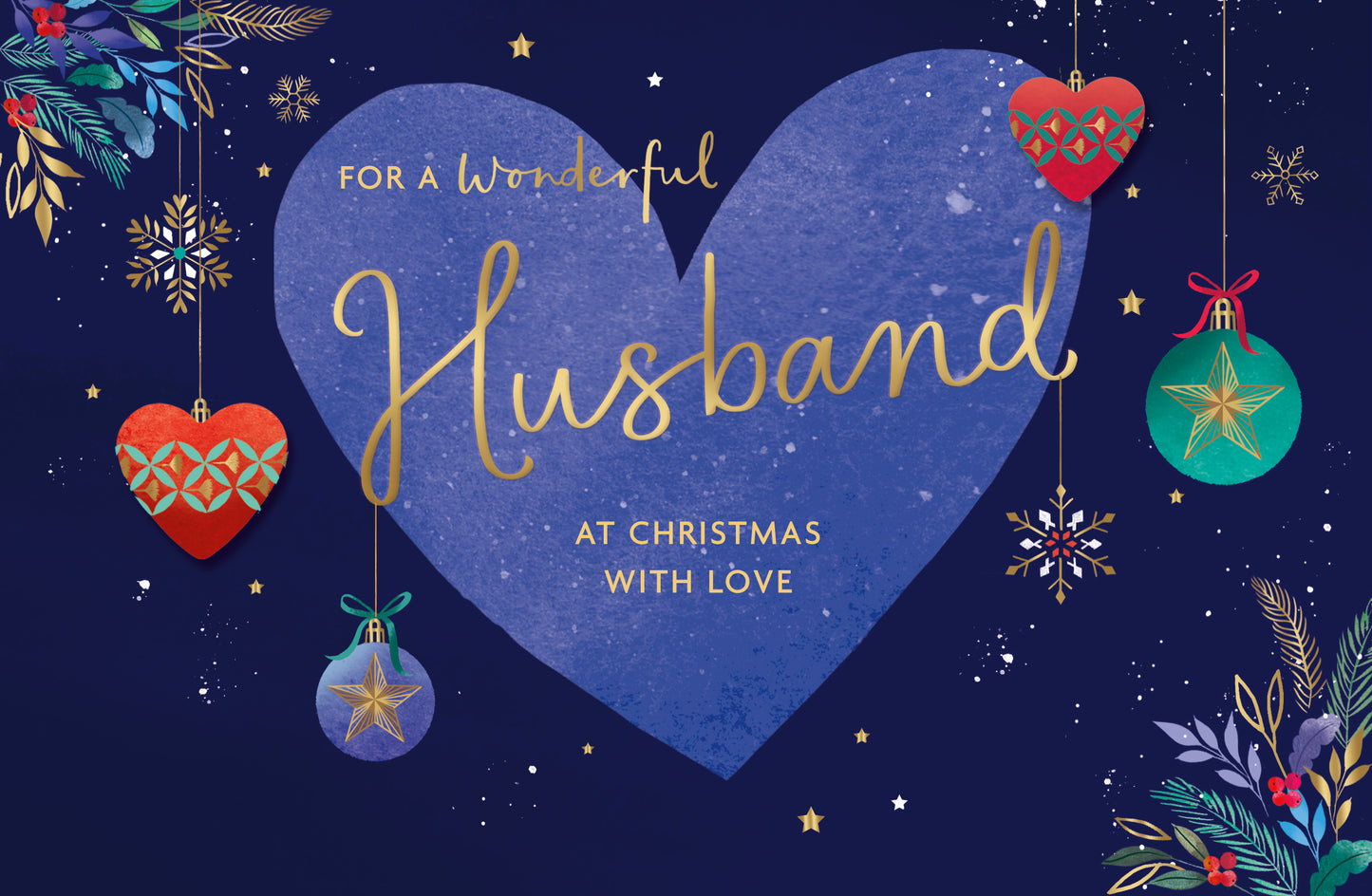 Hand Finished Greeting Cards Husband  Gibson Core Line