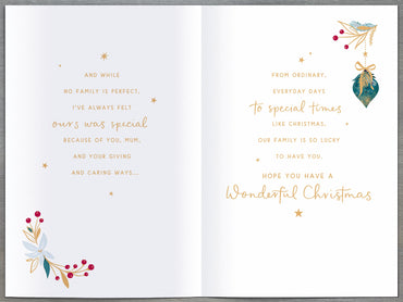 Standard Greeting Cards Mum  Sparkle & Glow