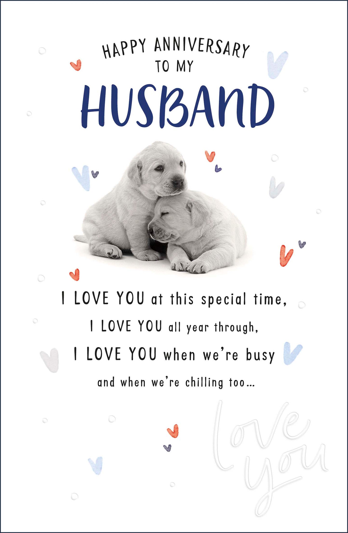 Standard Greeting Cards Anniversary Wedding Husband Cute Floofs