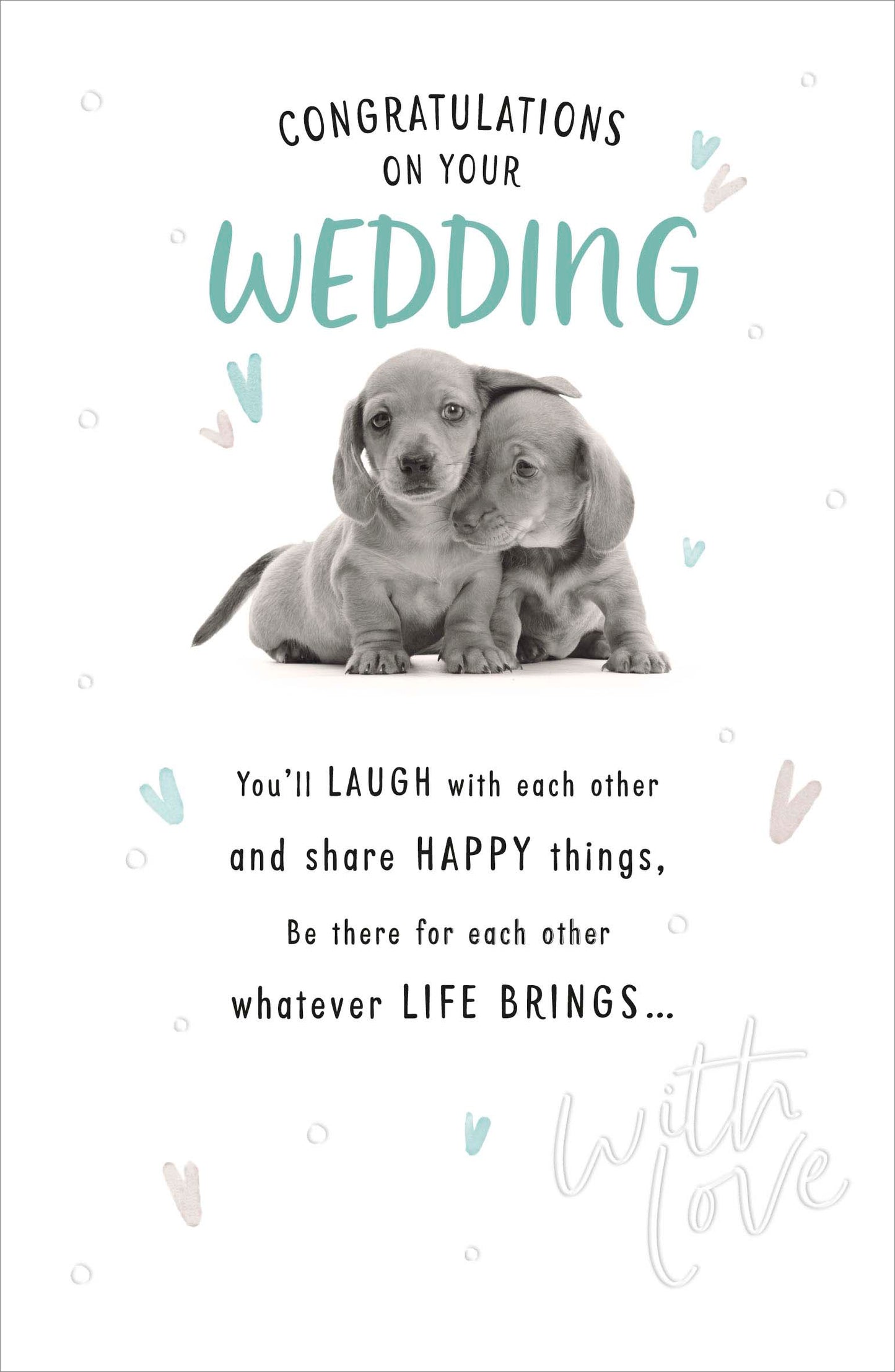 Standard Greeting Cards Wedding Cute Floofs