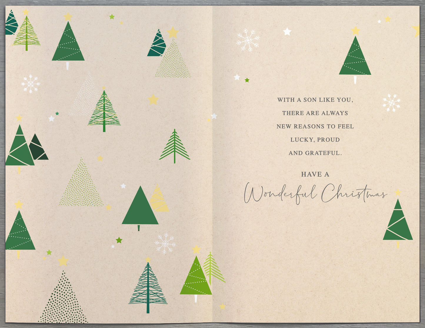 Standard Greeting Cards Son  Carlton Core Line